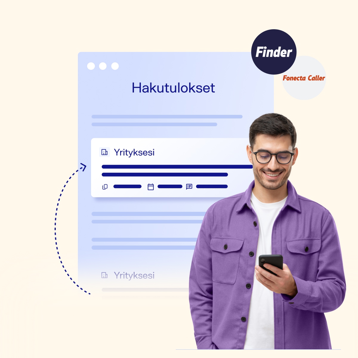 Erotu Fonecta Callerissa ja herätä potentiaalisten kiinnostus