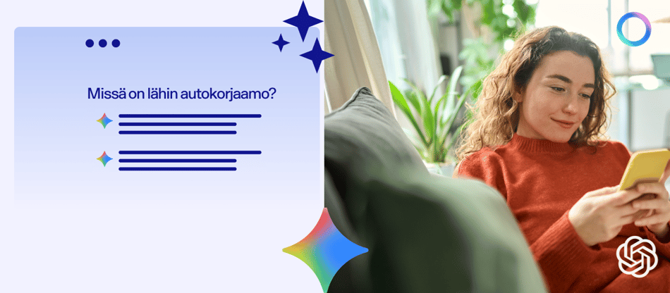 Miten saan yritykseni näkymään tekoälypalveluissa?